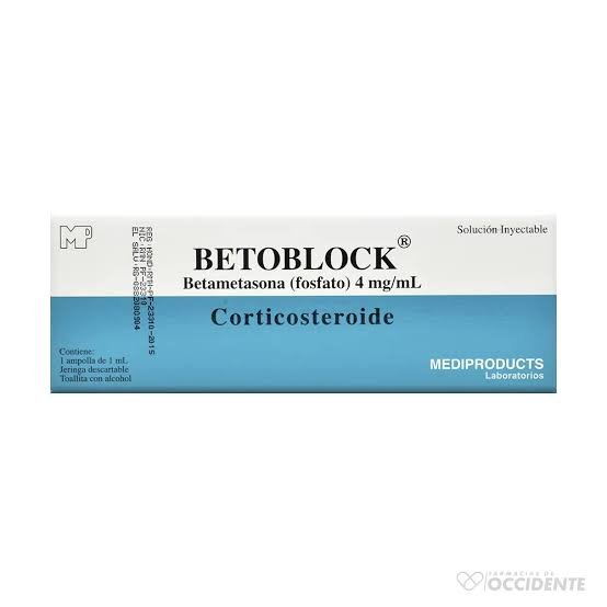 BETOBLOCK 4MG/ML * 1 AMPOLLA 1 m. MEDIPRODUCTS