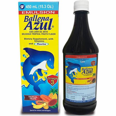 BALLENA AZUL FRUTAS TROPICALES 450mL. SF