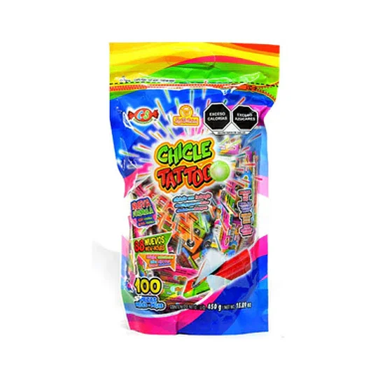 Chicle 450gr x 100 candie supplier bolsa