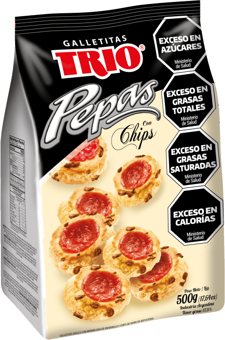 Pepas con chips x500gr