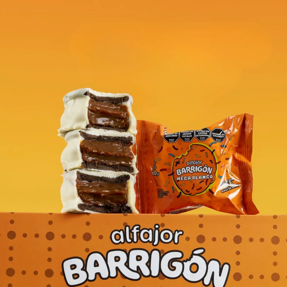 Alfajor barrigón triple x100gr