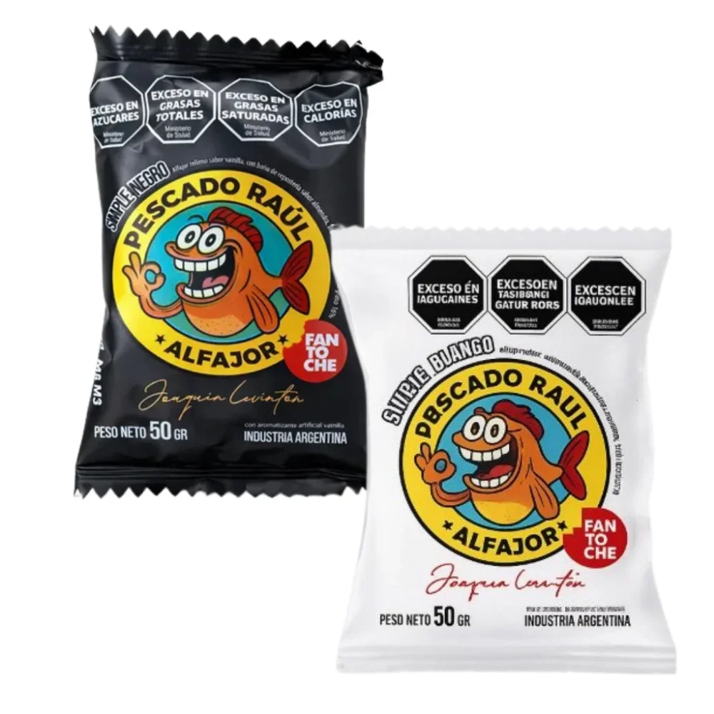 Alfajor pescado raul x12 unid