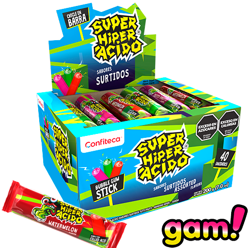 Chicle súper ácido