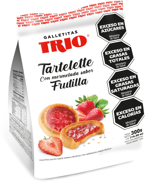 Tarteletas de frutilla x300gr