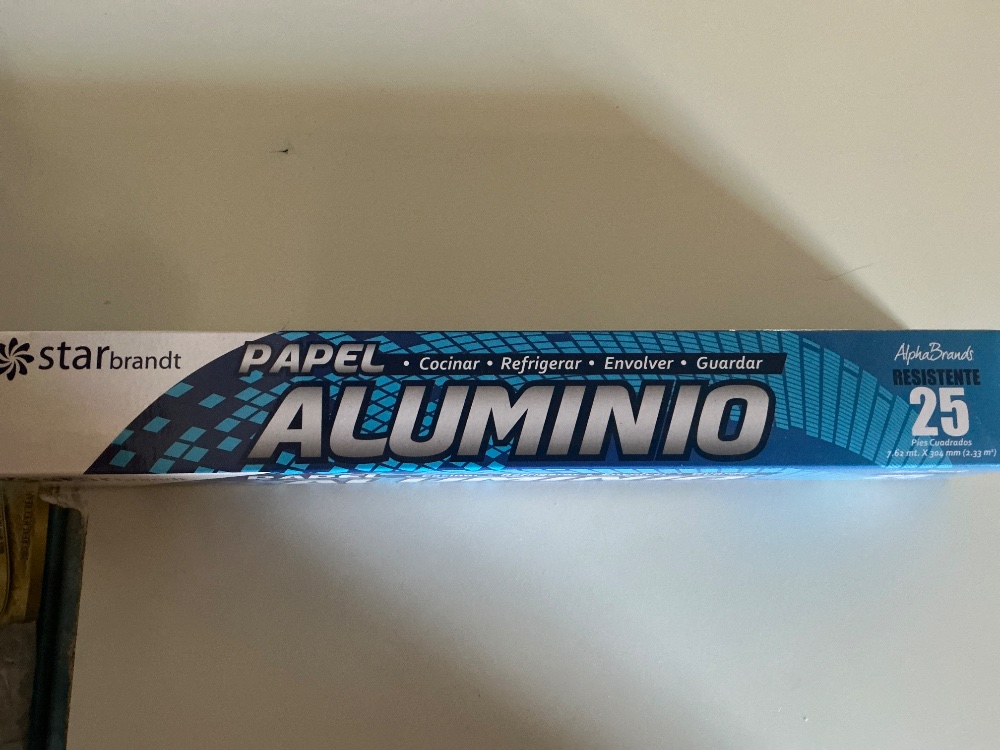 Papel aluminio star brandt