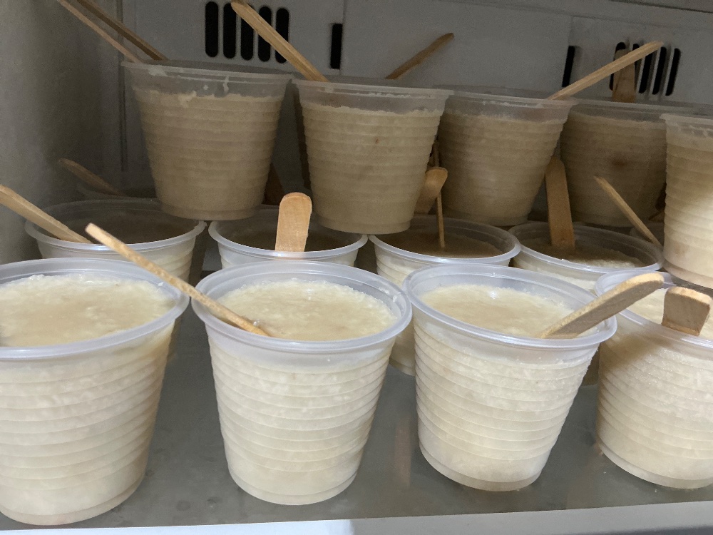 Pilones de leche/coco