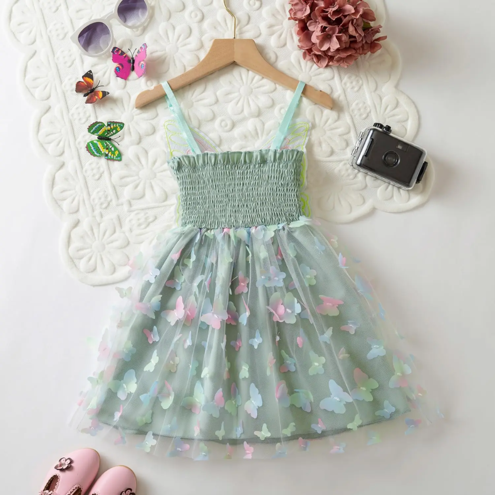 Vestido con alas