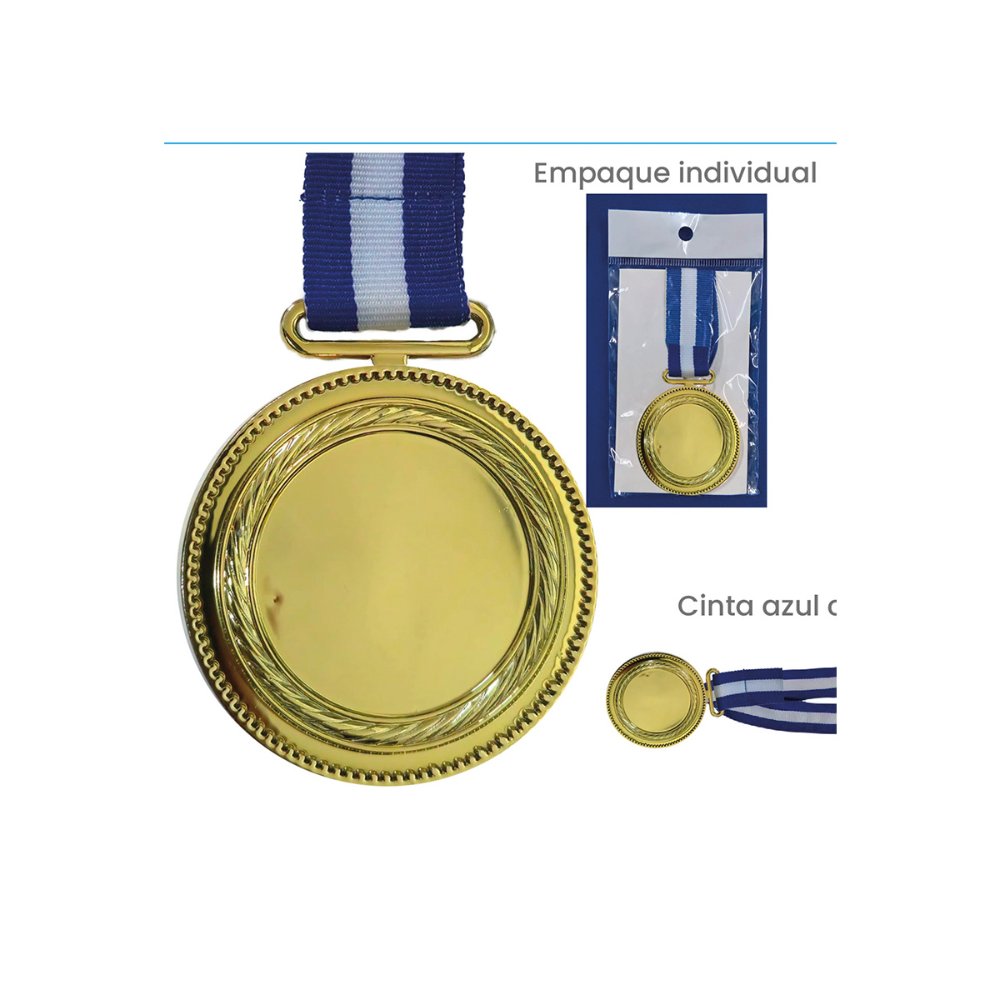 Medalla 6.5cm laso