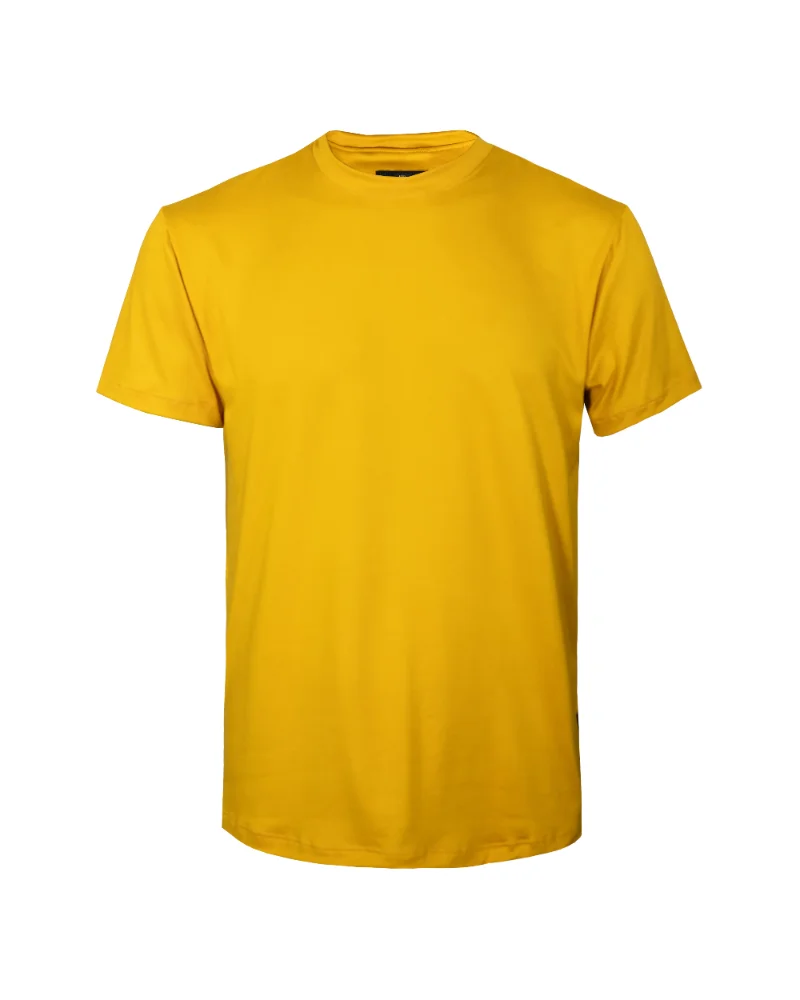 Playera amarilla piel durazno