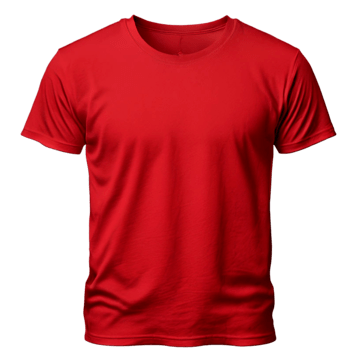 Playera roja piel durazno