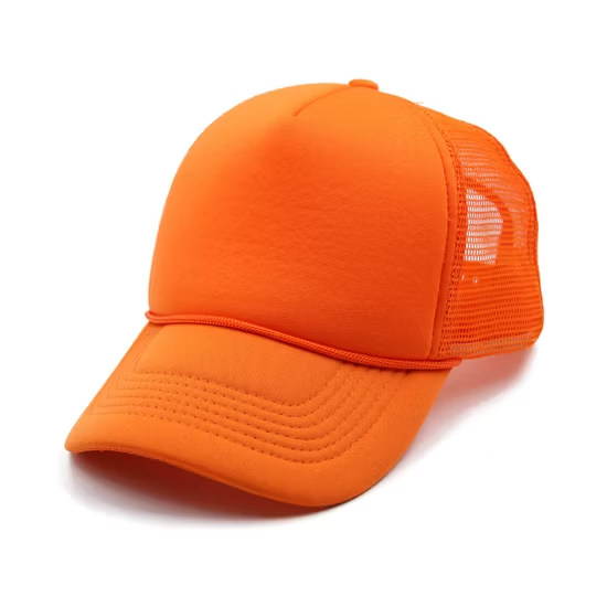 Gorra de malla naranja completa