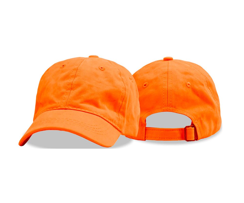 Gorra naranja gabardina