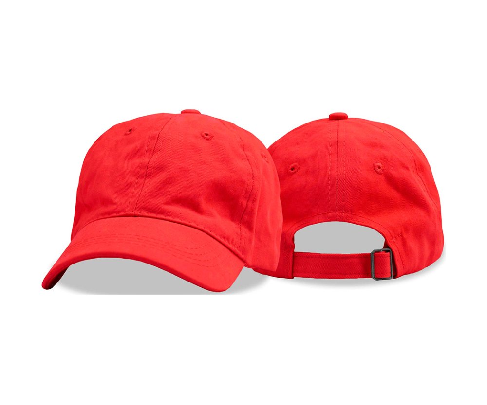 Gorra roja gabardina