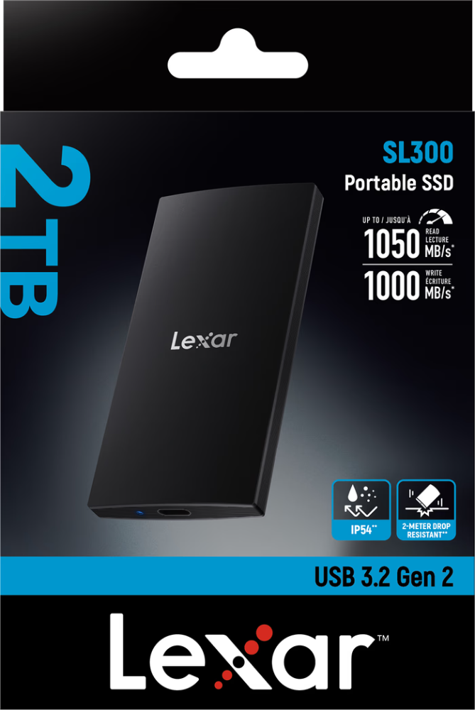SSD PORTABLE LEXAR 2TB USB 3.2 GEN 2