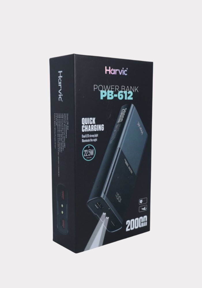 POWER BANK HARVIC PB-612/ 20000MAH