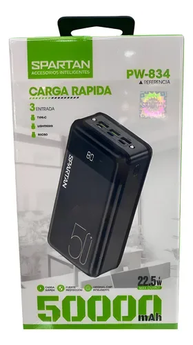 POWER BANK SPARTAN PW-832 /50.000MAH