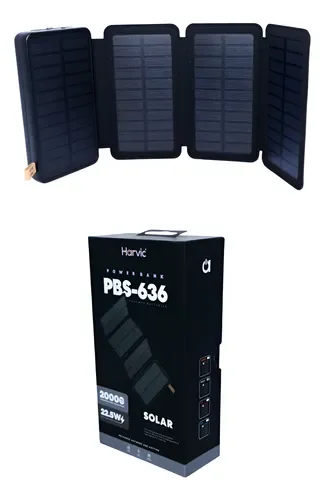 POWER BANK HARVIC PBS-636/ 20000MAH