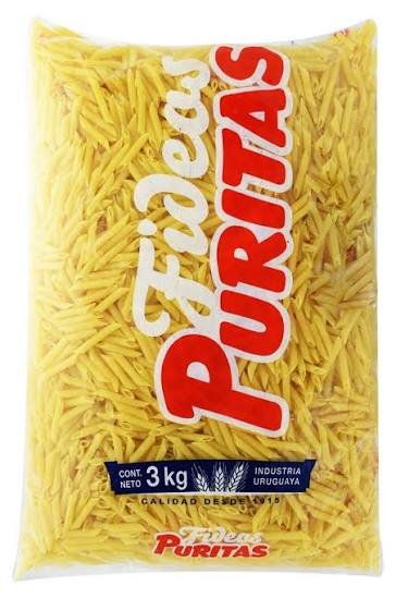 FIDEOS PURITAS 3 KILOS