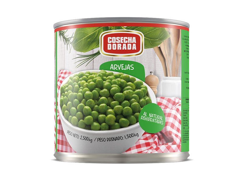 ARVEJA COSECHA DORADA 2 ,5 K LATA