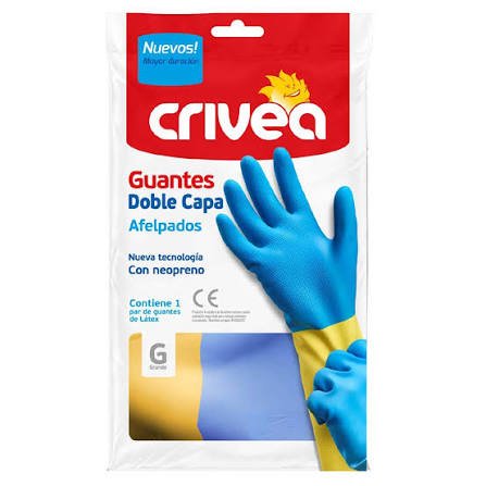 GUANTES BICOLOR AFELPADOS CRIVEA_POR MAYOR