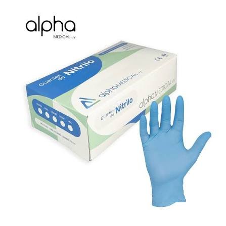 GUANTES DESCARTABLES NITRILO X 100 x caja_POR MAYOR