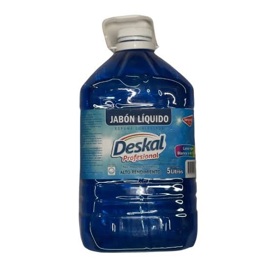 JABON LIQUIDO DESKAL 5 LITROS LAVARROPA_POR MAYOR