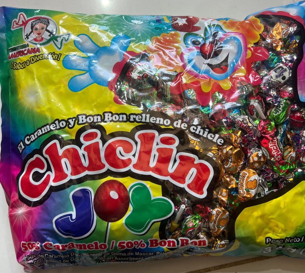 caramelo chiclin bolson 7 libras  6x450