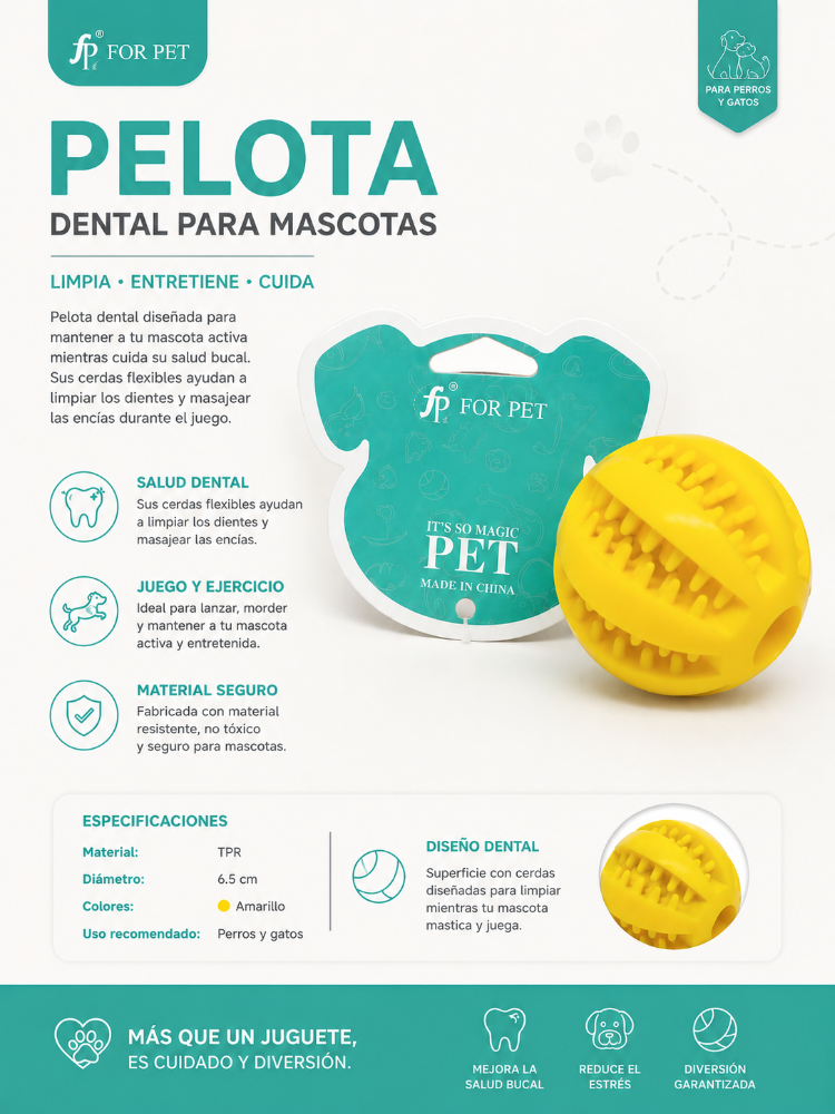 PELOTA PARA MASCOTAS MP1762
