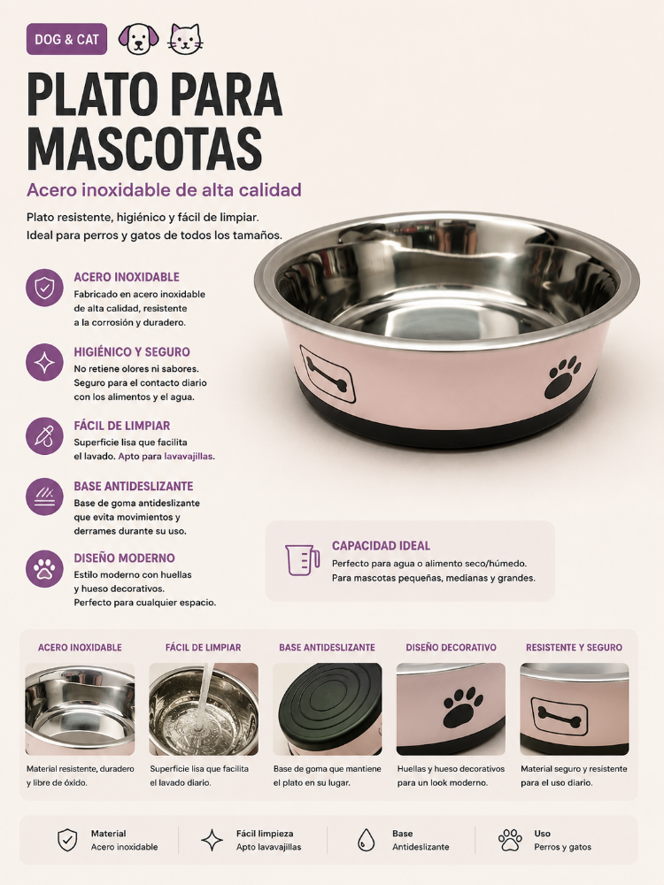 COMEDERO PARA MASCOTAS  MP0925