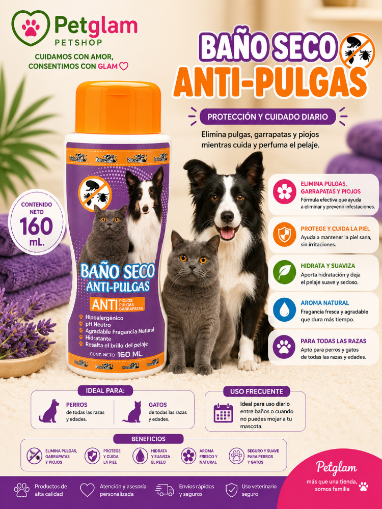 BAÑO SECO INSECTICIDA