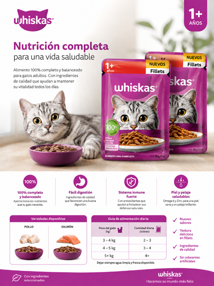 WHISKAS SALSA GATO 85 G