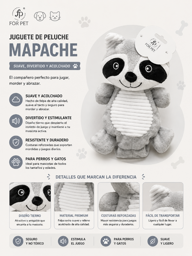 PELUCHE PARA MASCOTAS MP2054