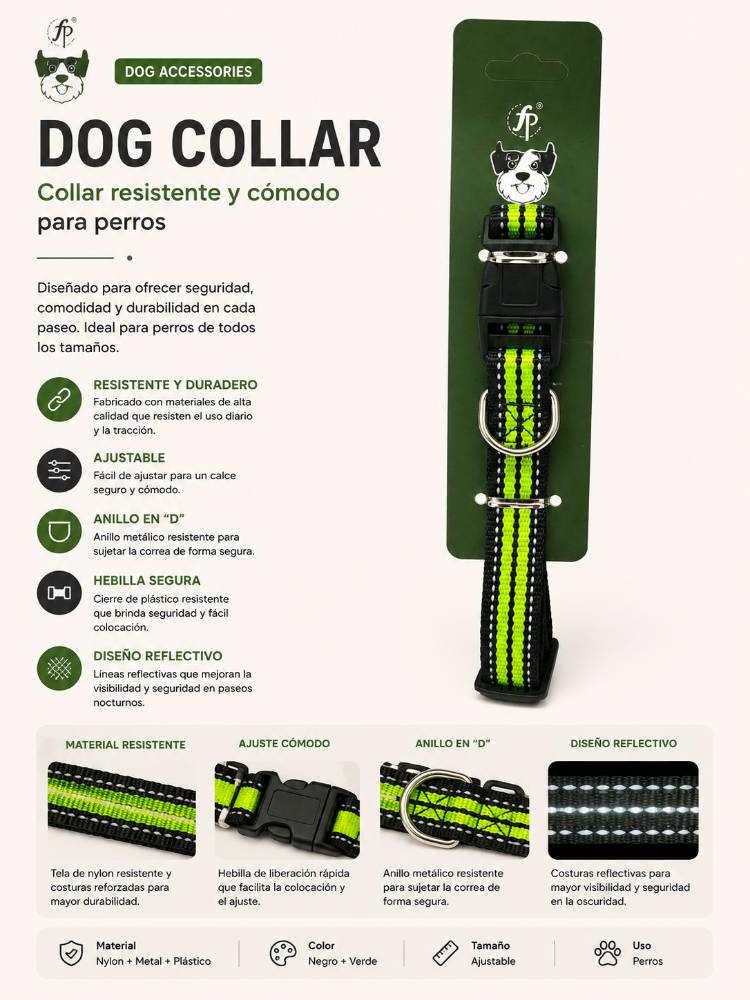COLLAR PARA MASCOTAS MP1812