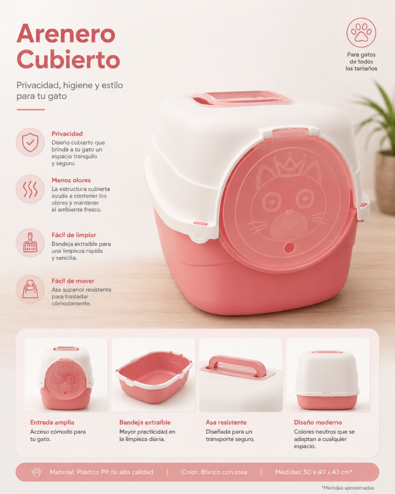 ARENERO PARA GATO MP1280A