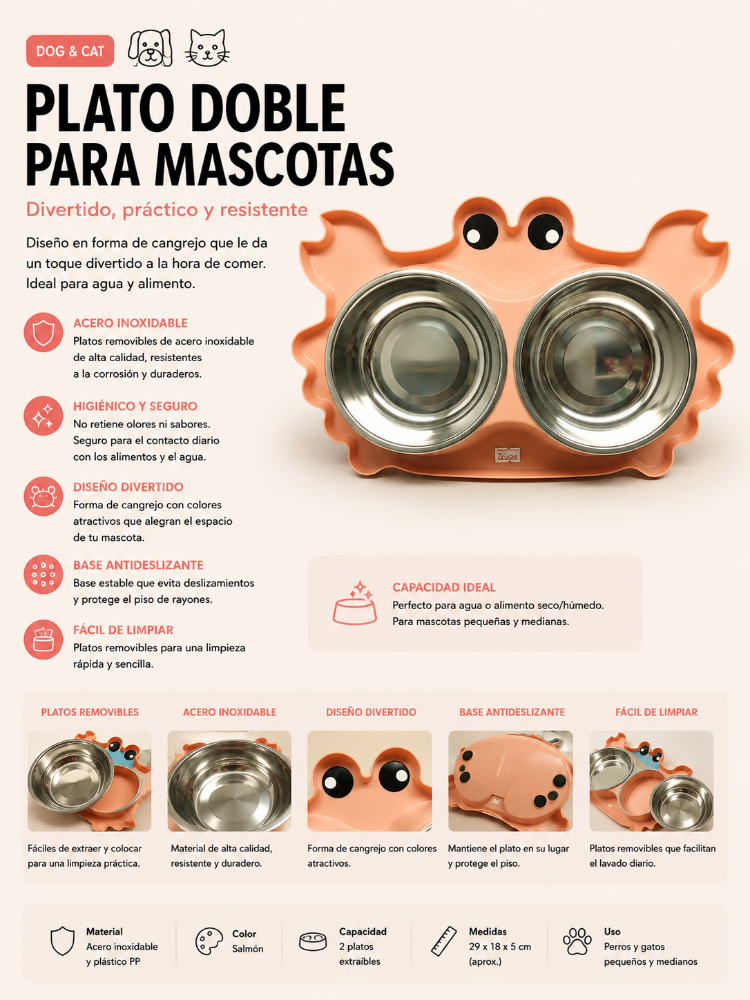 COMEDERO PARA MASCOTAS  MP1397