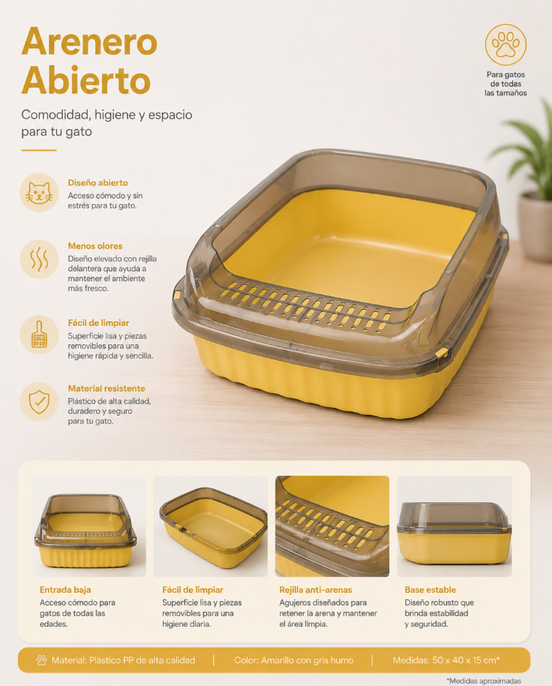 ARENERO PARA GATO MP1868