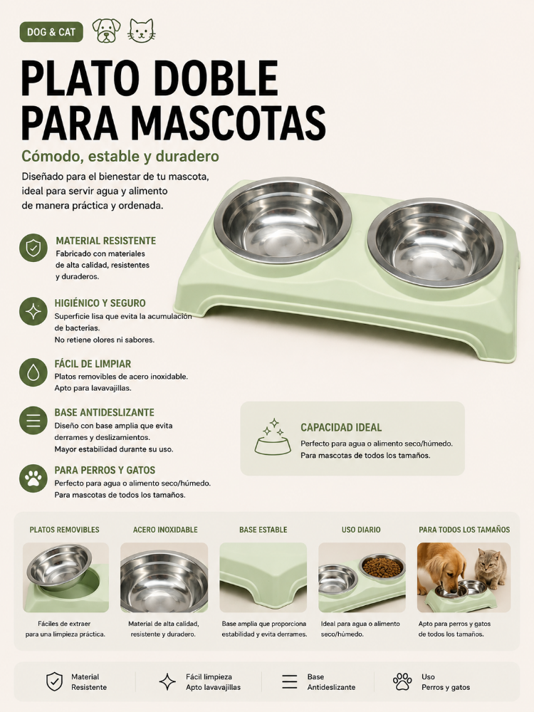 COMEDERO PARA MASCOTAS  MP1860