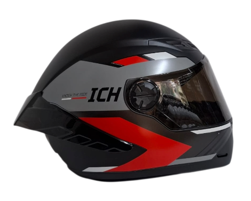 Casco ICH Cerrado Rojo