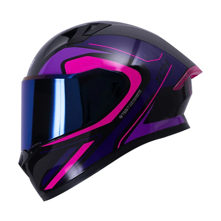 Casco ICH Cerrado Fucsia