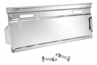 Porta Placa Cromo Sencillo