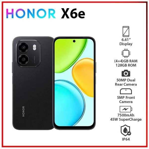 CELULAR - HONOR X6E - 4RAM 256 GB