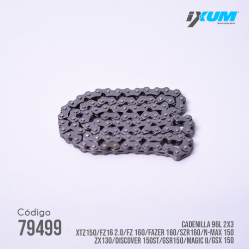 CADENILLA XTZ150/FZ16 2.0/FZ 160/FAZER 160/SZR160/N-MAX 150/ZX130/DISCOVER 150ST/GSR150/MAGIC II/GSX 150 96L 2X3