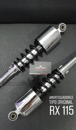 AMORTIGUADOR RX110/115 COPA ANCHA NEGRO SPARTAN