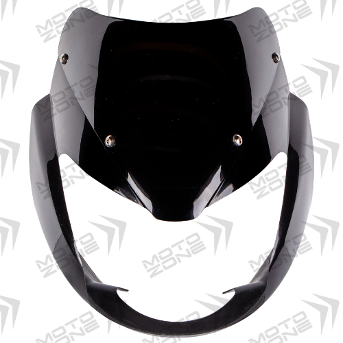 CARENAJE NEGRO + VISOR PULSAR 180 UG-GT-200 OIL-220 OEM
