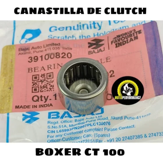 CANASTILLA EJE CLUTCH BOXER100 CT K-TEC PLATINO100 BOXER BM100 CLASSIC CALIBER 115 ORIGINAL