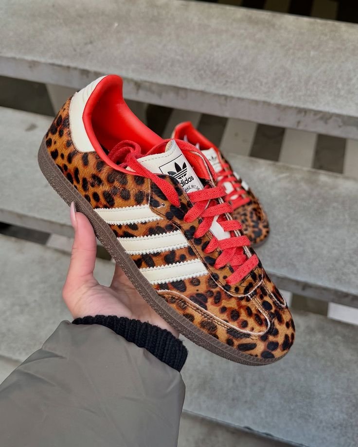 Adidas Samba OG Leopard Print Orange