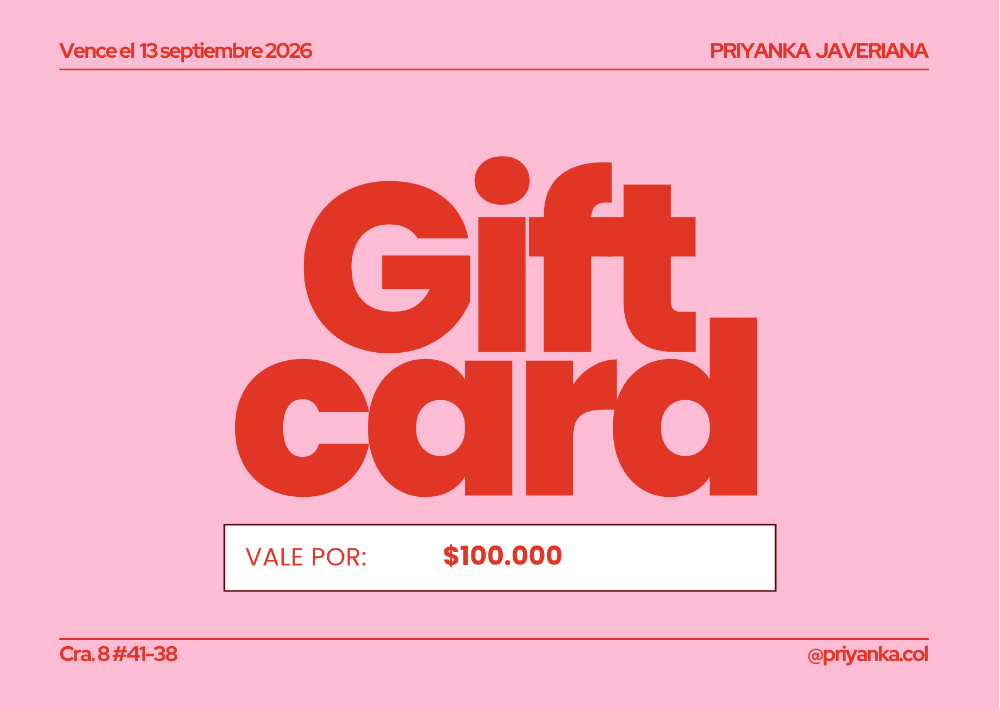 Gift Card Priyanka