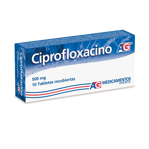 CIPROFLOXACINO 500MG AG