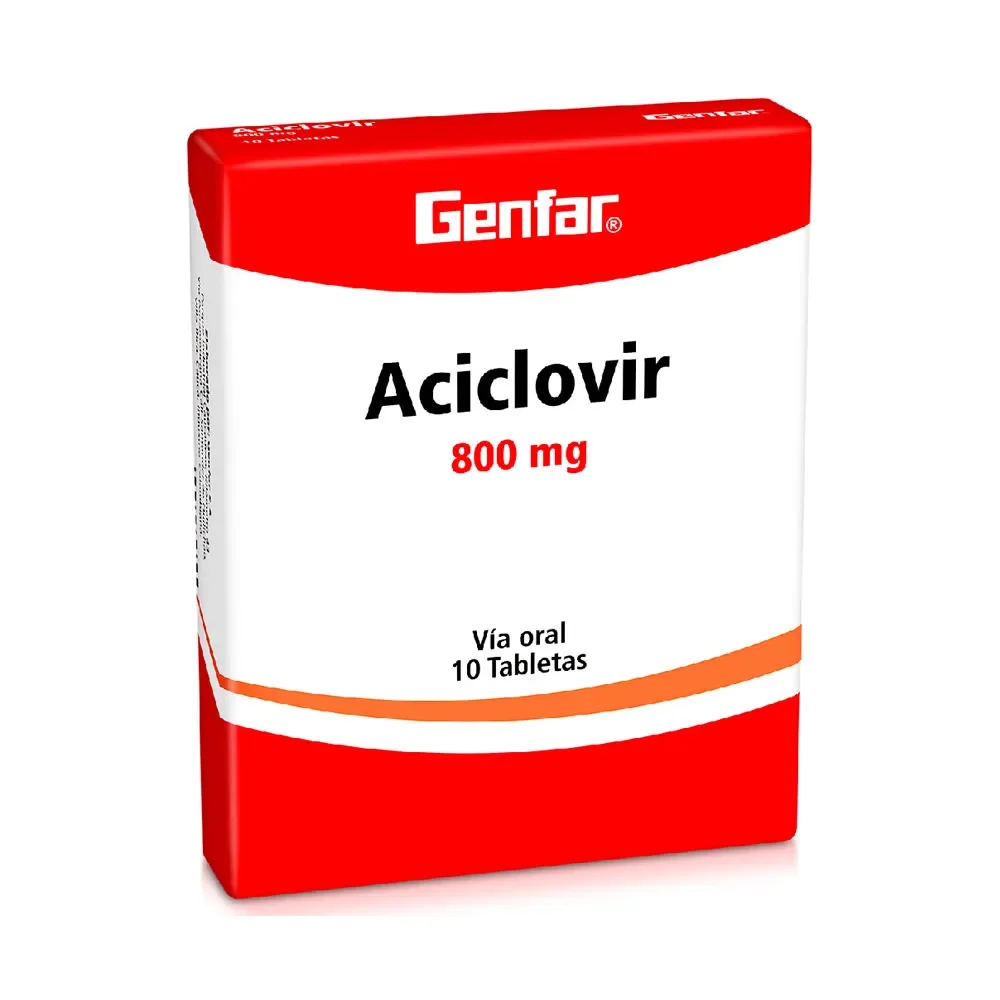 ACICLOVIR 800MG TABLETAS GENFAR