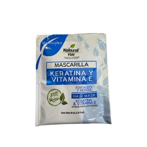 Mascarilla Keratina & Vitamina E 18 sobres